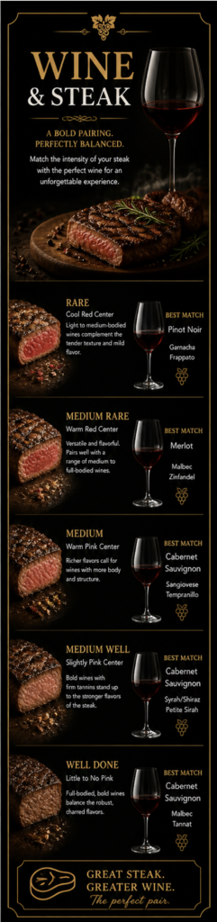 food pairings wine with steak