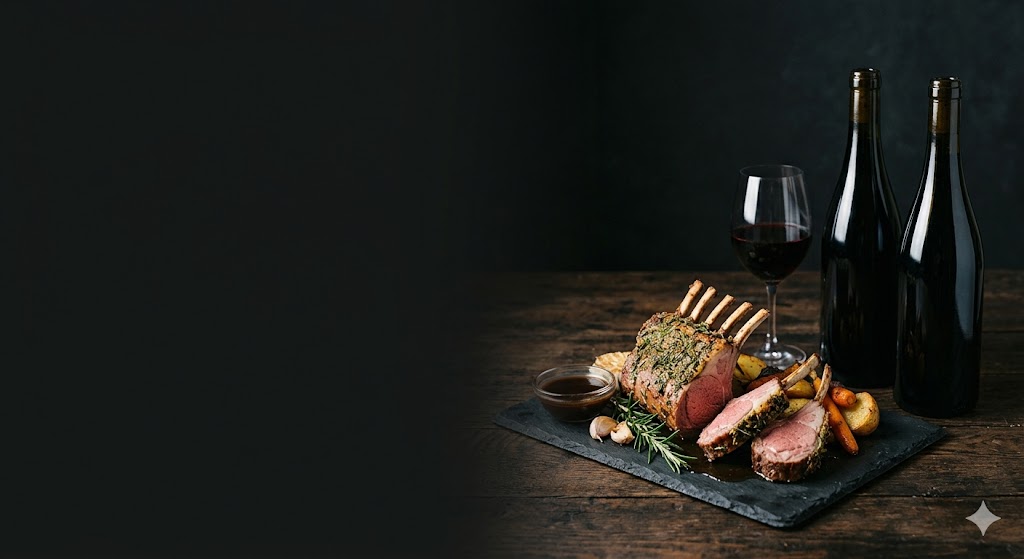 lamb and wine pairing image