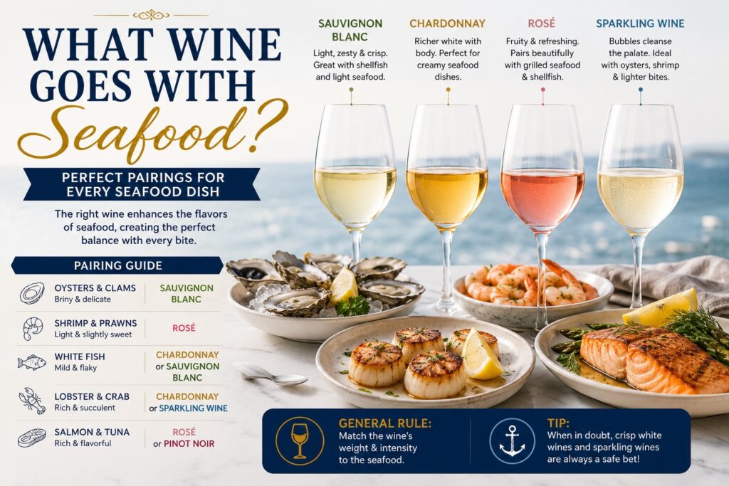 what wine goes with seafood