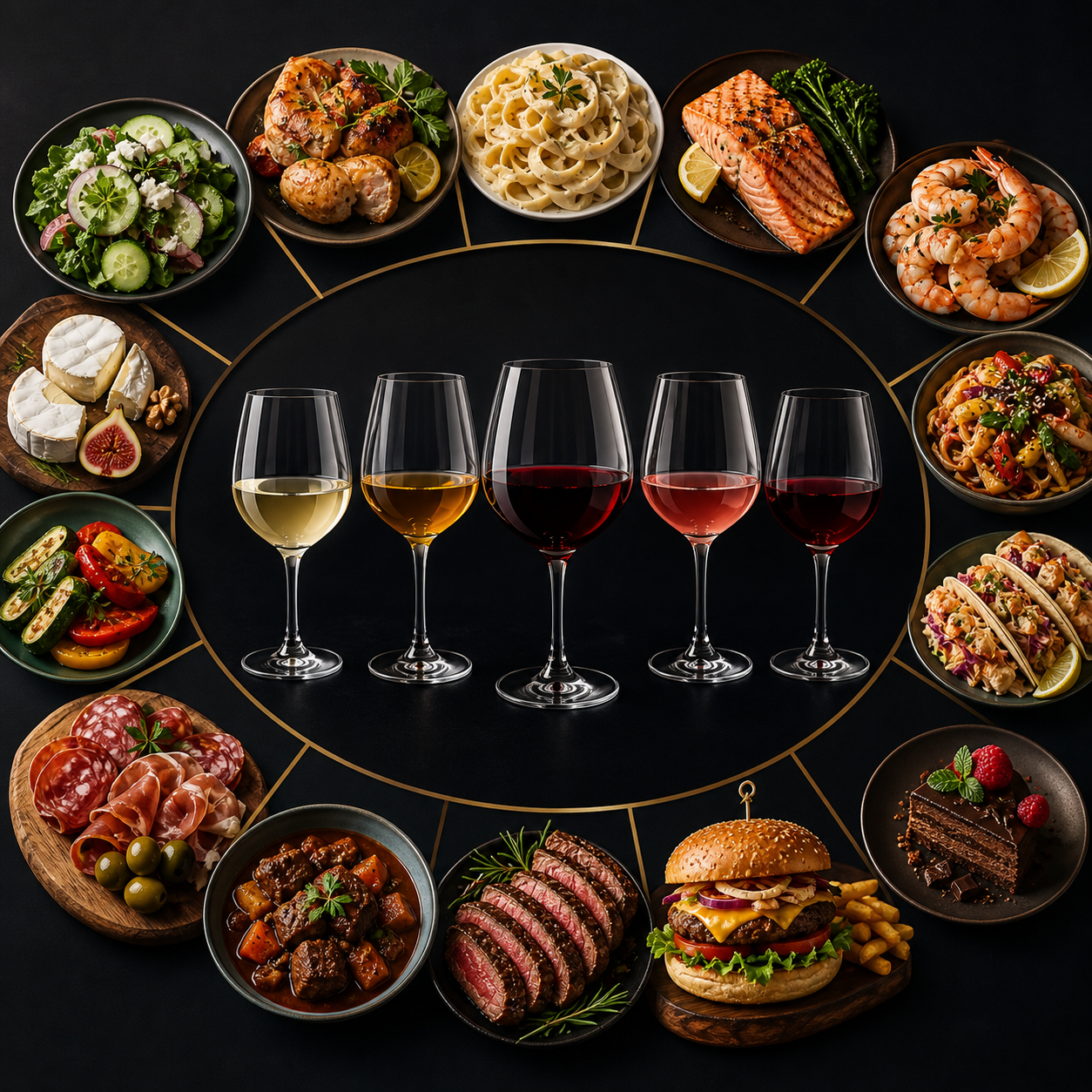 wine pairings with food square