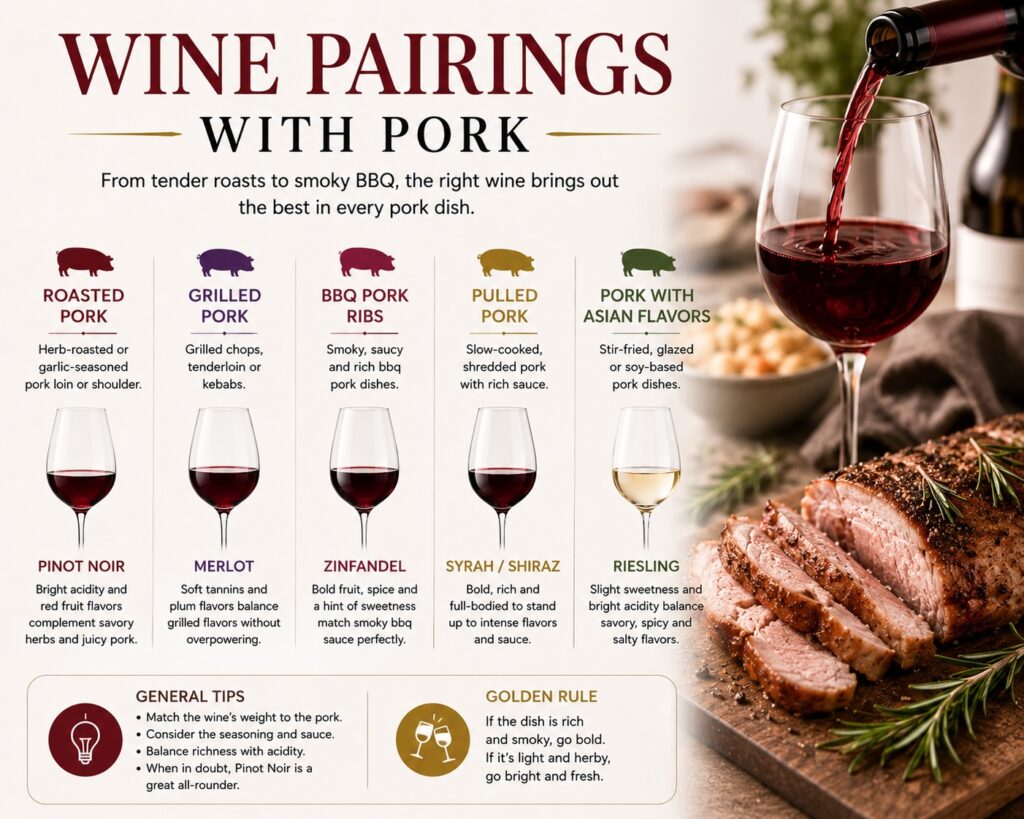wine pairings with pork