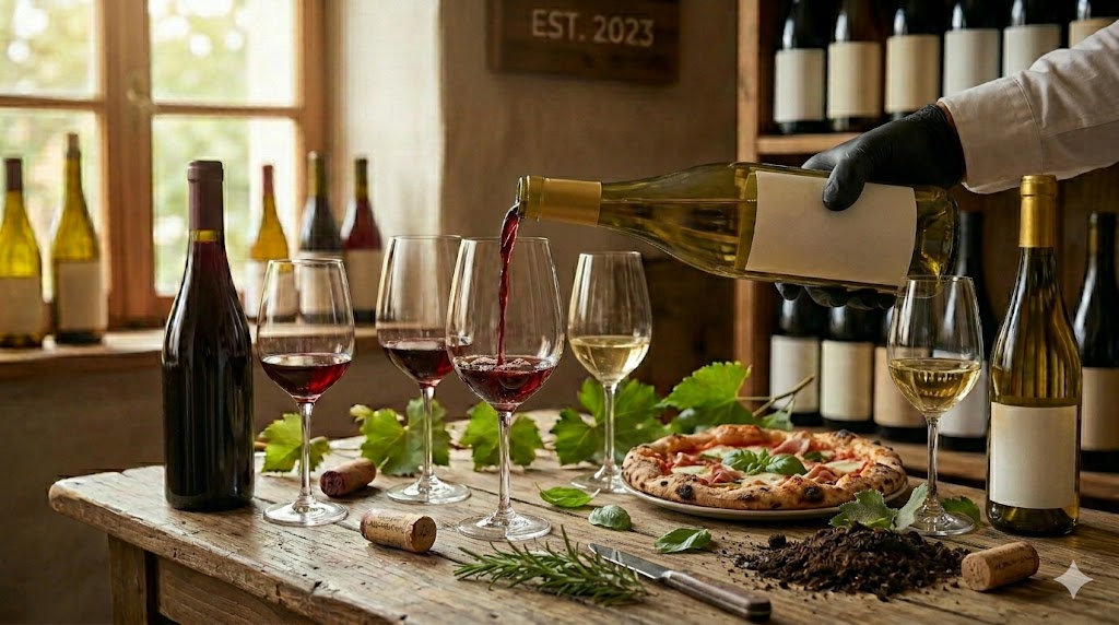wine with pizza